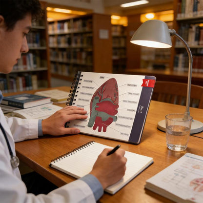 Human Anatomy Labeling Workbook – Dry Erase Study Book