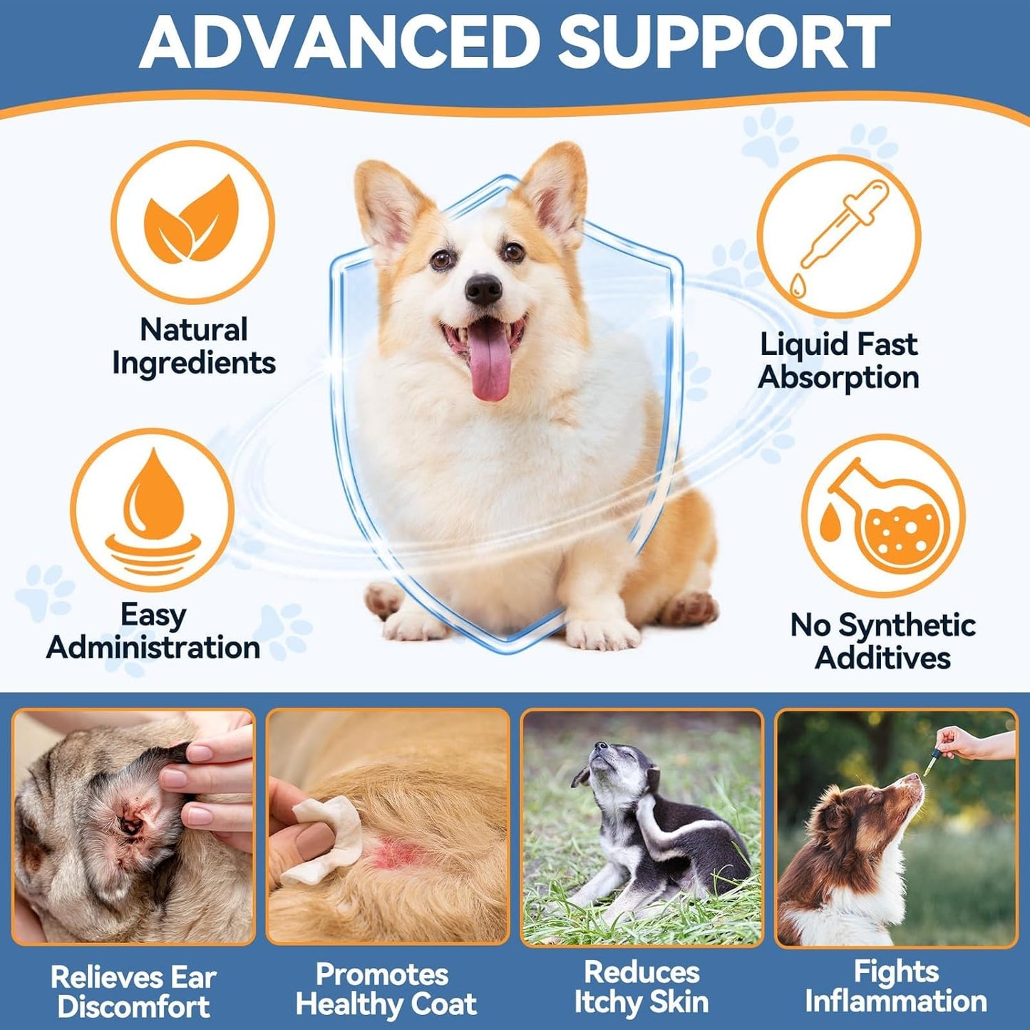 Ovelle Dog Yeast Infection Support Drops