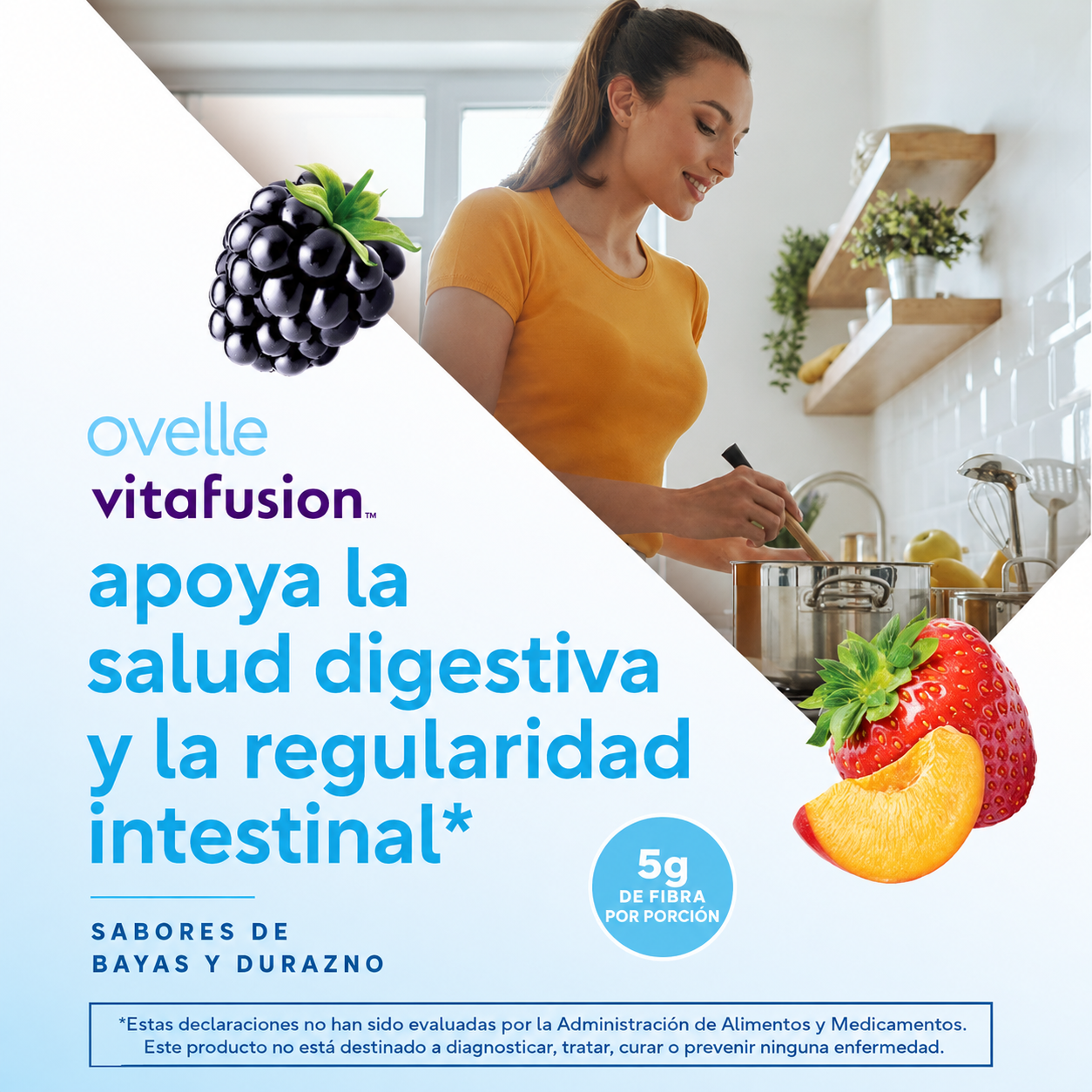 Ovelle Gomitas de Fibra Prebiótica Sin Azúcar