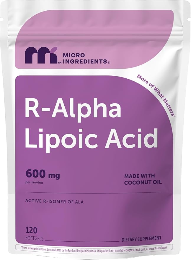 R-Alpha Lipoic Acid 600mg Capsules