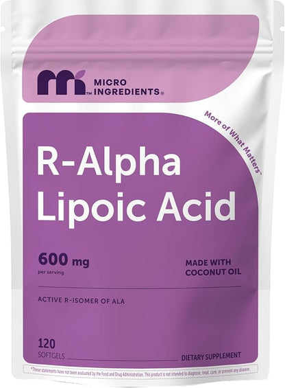 R-Alpha Lipoic Acid 600mg Capsules