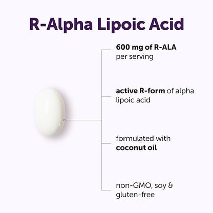 R-Alpha Lipoic Acid 600mg Capsules
